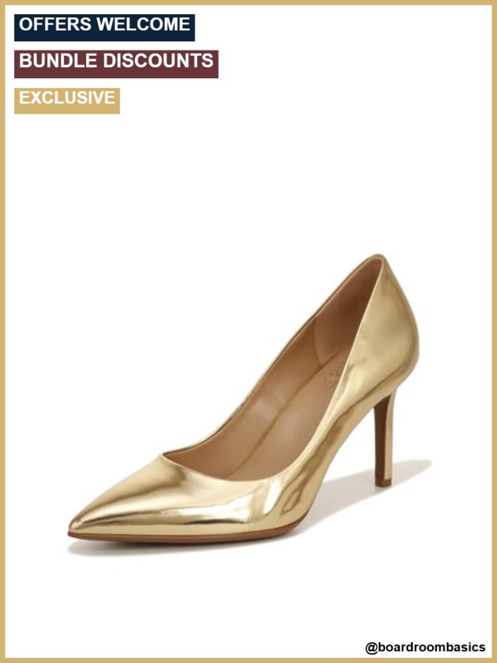 Naturalizer Pointed Toe Pump, 3 3/8 Inch Heel, Comfort Technology